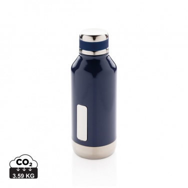 Logo trade promotional merchandise image of: Leak proof vacuum bottle with logo plate