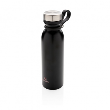 Logo trade promotional giveaways picture of: Copper vacuum insulated bottle with carry loop