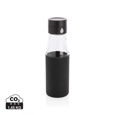 Logotrade promotional items photo of: Ukiyo glass hydration tracking bottle with sleeve