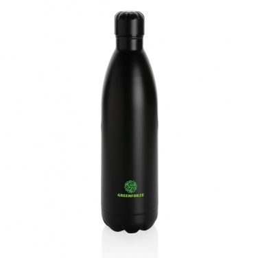 Logotrade promotional merchandise image of: Solid colour vacuum stainless steel bottle 1L