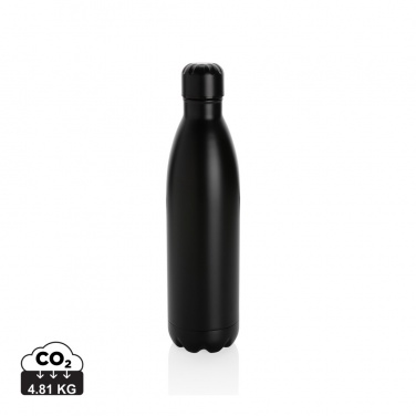 Logo trade promotional merchandise photo of: Solid colour vacuum stainless steel bottle 750ml