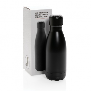 Logotrade advertising products photo of: Solid colour vacuum stainless steel bottle 260ml