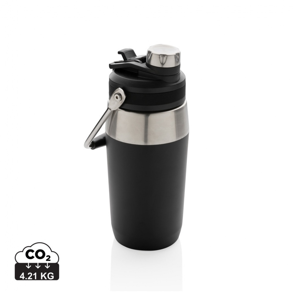 Logo trade promotional products image of: Vacuum stainless steel dual function lid bottle 500ml