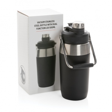 Logo trade corporate gift photo of: Vacuum stainless steel dual function lid bottle 500ml