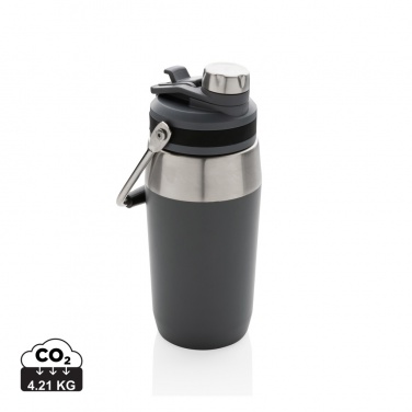 Logo trade promotional merchandise photo of: Vacuum stainless steel dual function lid bottle 500ml