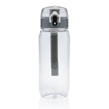 Logo trade promotional merchandise picture of: Yide RCS Recycled PET leakproof lockable waterbottle 600ml