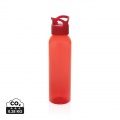 Oasis RCS recycled pet water bottle 650ml, red