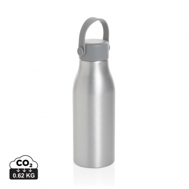 Logo trade promotional merchandise photo of: Pluto RCS Certified recycled aluminium bottle 680ml