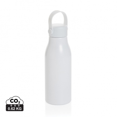 Logo trade promotional products image of: Pluto RCS Certified recycled aluminium bottle 680ml