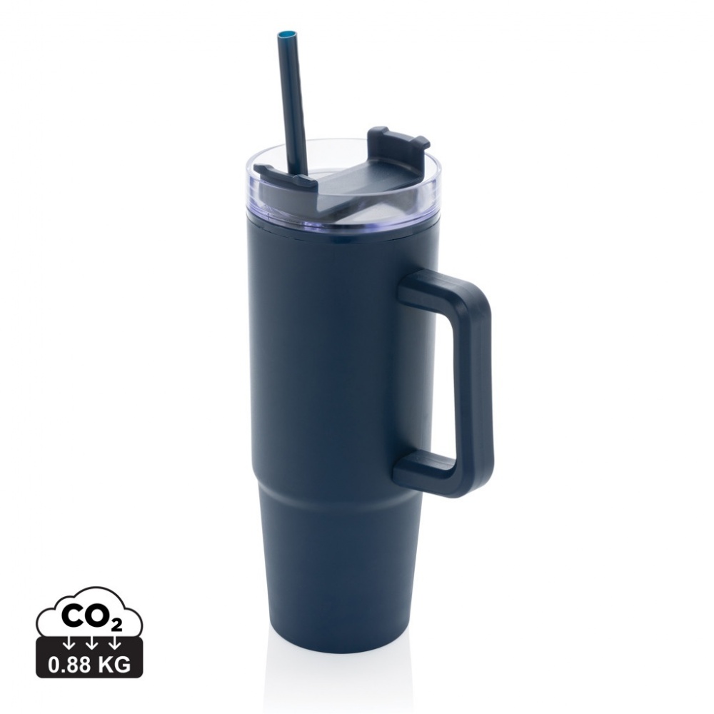 Logo trade promotional merchandise photo of: Tana RCS plastic tumbler with handle 900ml