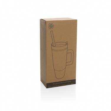 Logo trade promotional giveaways image of: Tana RCS plastic tumbler with handle 900ml