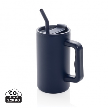 Logotrade business gift image of: Cube RCS certified recycled steel mug 800ml