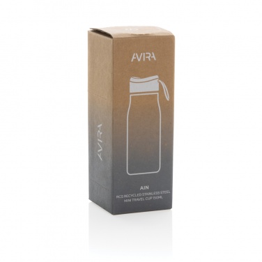 Logo trade advertising product photo of: Avira Ain RCS Re-steel 150ML mini travel bottle