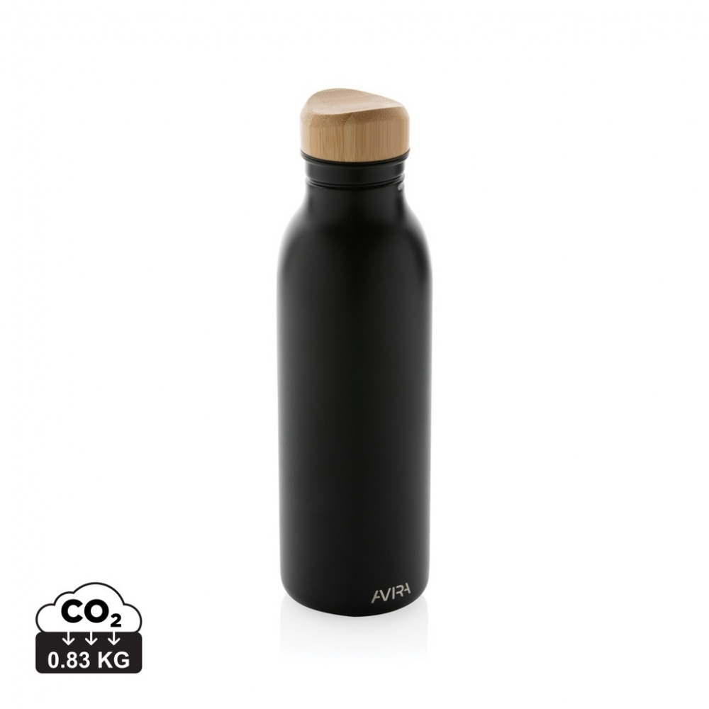 Logotrade promotional gift picture of: Avira Alcor RCS Re-steel single wall water bottle 600 ML