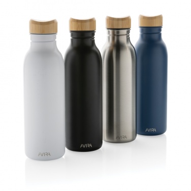 Logo trade promotional product photo of: Avira Alcor RCS Re-steel single wall water bottle 600 ML