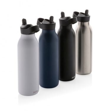 Logo trade promotional giveaway photo of: Avira Ara RCS Re-steel fliptop water bottle 500ml