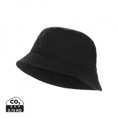 Logo trade business gift photo of: Impact Aware™ 285 gsm rcanvas one size bucket hat undyed