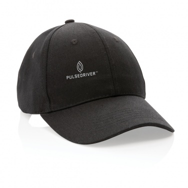 Logo trade corporate gifts picture of: Impact 6 panel 280gr Recycled cotton cap with AWARE™ tracer