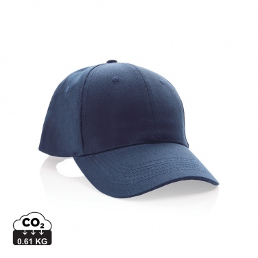 Logo trade promotional products picture of: Impact 6 panel 280gr Recycled cotton cap with AWARE™ tracer