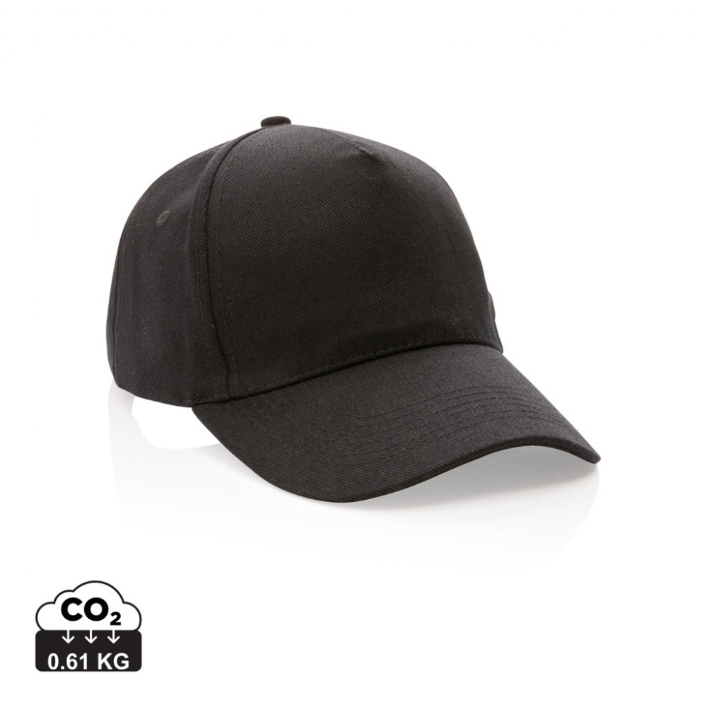 Logotrade advertising product picture of: Impact 5panel 280gr Recycled cotton cap with AWARE™ tracer