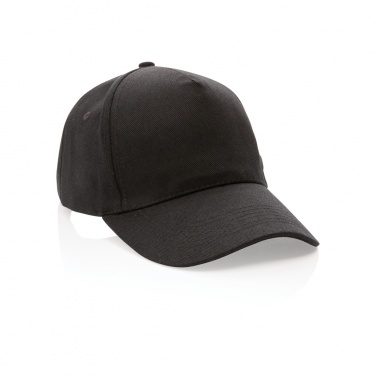 Logo trade advertising products image of: Impact 5panel 280gr Recycled cotton cap with AWARE™ tracer