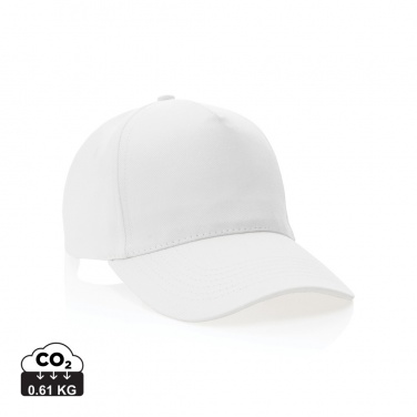 Logotrade promotional product image of: Impact 5panel 280gr Recycled cotton cap with AWARE™ tracer