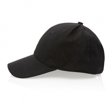 Logo trade promotional item photo of: Impact 6 panel 190gr Recycled cotton cap with AWARE™ tracer