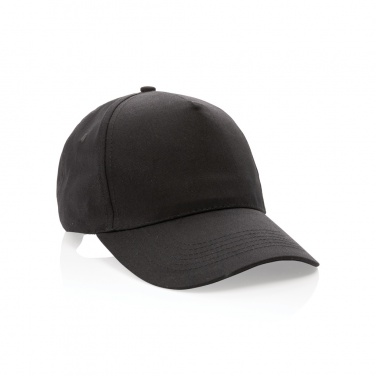 Logo trade promotional item photo of: Impact 5 panel 190gr Recycled cotton cap with AWARE™ tracer