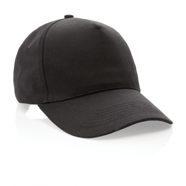 Logo trade corporate gifts picture of: Impact 5 panel 190gr Recycled cotton cap with AWARE™ tracer