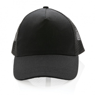 Logotrade promotional merchandise image of: Impact AWARE™ Brushed rcotton 5 panel trucker cap 190gr