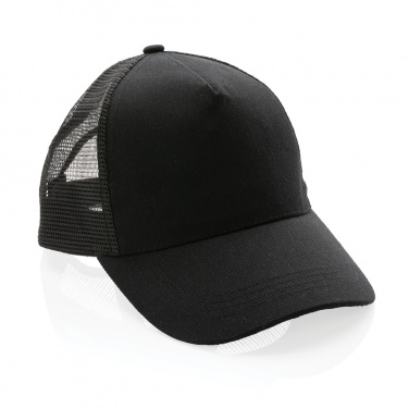 Logotrade business gift image of: Impact AWARE™ Brushed rcotton 5 panel trucker cap 190gr