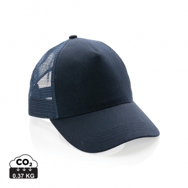 Logo trade promotional product photo of: Impact AWARE™ Brushed rcotton 5 panel trucker cap 190gr