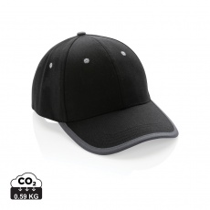 Impact AWARE™ Brushed rcotton 6 panel contrast cap 280gr