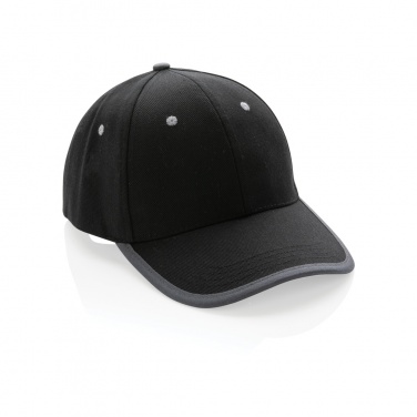 Logotrade promotional merchandise image of: Impact AWARE™ Brushed rcotton 6 panel contrast cap 280gr