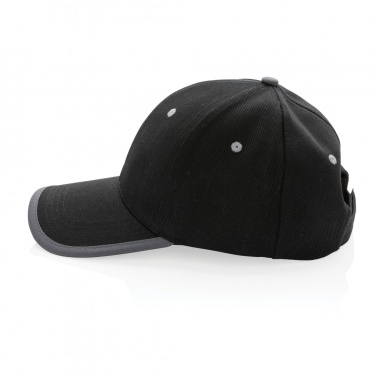 Logotrade promotional product picture of: Impact AWARE™ Brushed rcotton 6 panel contrast cap 280gr