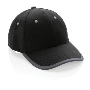 Logotrade promotional gift picture of: Impact AWARE™ Brushed rcotton 6 panel contrast cap 280gr