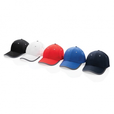 Logotrade advertising product image of: Impact AWARE™ Brushed rcotton 6 panel contrast cap 280gr