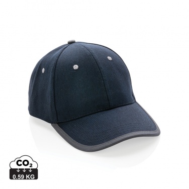 Logotrade corporate gifts photo of: Impact AWARE™ Brushed rcotton 6 panel contrast cap 280gr