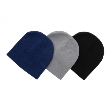 Logo trade business gift photo of: Impact AWARE™ classic beanie with Polylana®