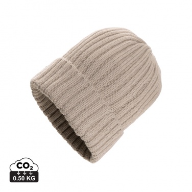 Logo trade advertising product photo of: Kennedi AWARE™ Polylana® beanie with large rib