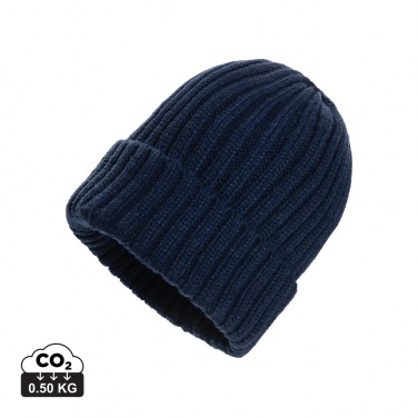 Logotrade promotional merchandise picture of: Kennedi AWARE™ Polylana® beanie with large rib