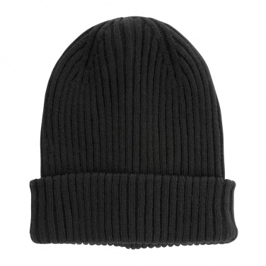 Logo trade promotional merchandise image of: Impact AWARE™  Polylana® double knitted beanie