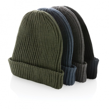 Logotrade corporate gift image of: Impact AWARE™  Polylana® double knitted beanie