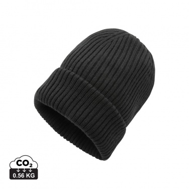 Logo trade corporate gift photo of: Impact AWARE™  Polylana® double knitted beanie