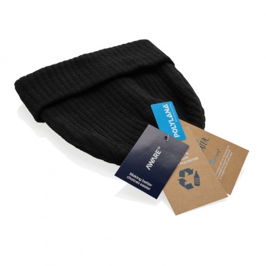 Logotrade promotional merchandise picture of: Pryor AWARE™ Polylana® beanie with cuff