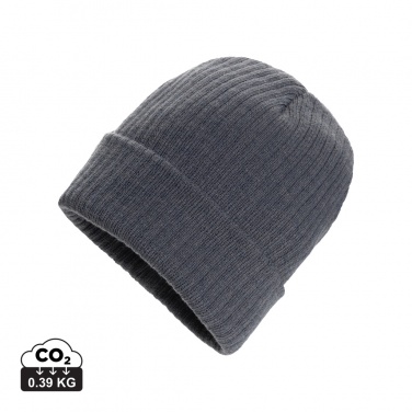 Logo trade promotional gifts image of: Pryor AWARE™ Polylana® beanie with cuff