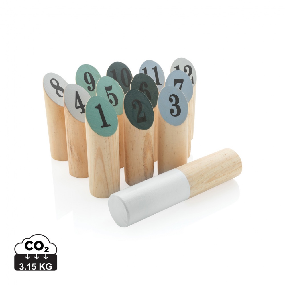 Logo trade promotional product photo of: Wooden scatter set