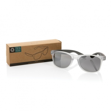 Logotrade corporate gift image of: Gleam RCS recycled PC mirror lens sunglasses