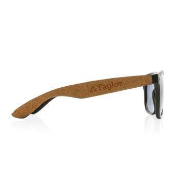 Logo trade promotional products picture of: GRS recycled PC plastic sunglasses with cork