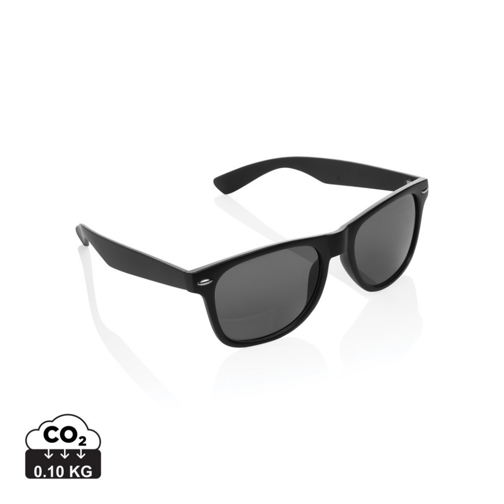 Logo trade promotional items picture of: GRS recycled PC plastic sunglasses